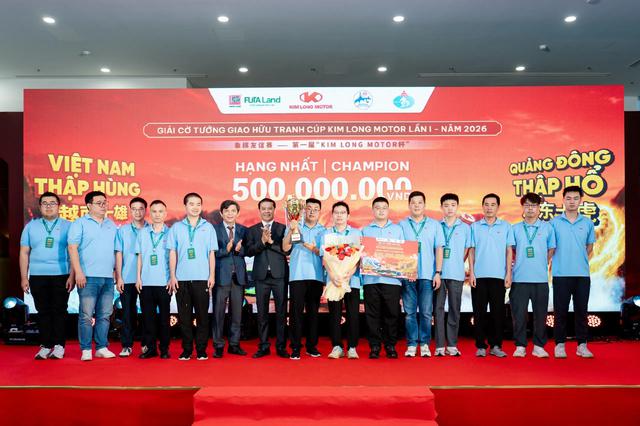 Quảng Đông Thập Hổ vô địch Giải cờ tướng Việt Nam – Trung Quốc - Ảnh 1.
