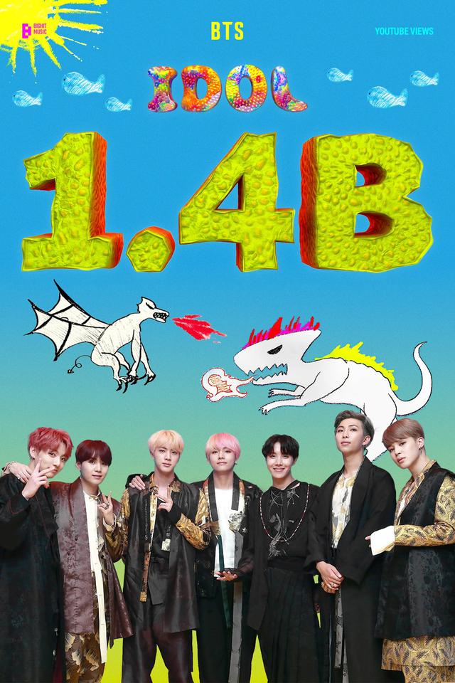 MV "IDOL" của BTS vượt 1,4 tỷ lượt xem trên YouTube - Ảnh 1.