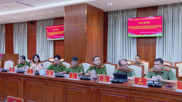 Công an TP. Hồ Chí Minh tổ chức tọa đàm về các dự án luật, nghị quyết do Bộ công an soạn thảo - Ảnh 3.