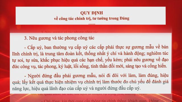 Ươm mầm bản lĩnh số, cấp ủy vững vàng, nêu gương - Ảnh 3.