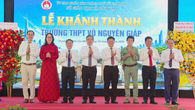 Thời sự HTV ngày 13/8/2026 | Khánh thành trường THPT Võ Nguyên Giáp- Ảnh 1.