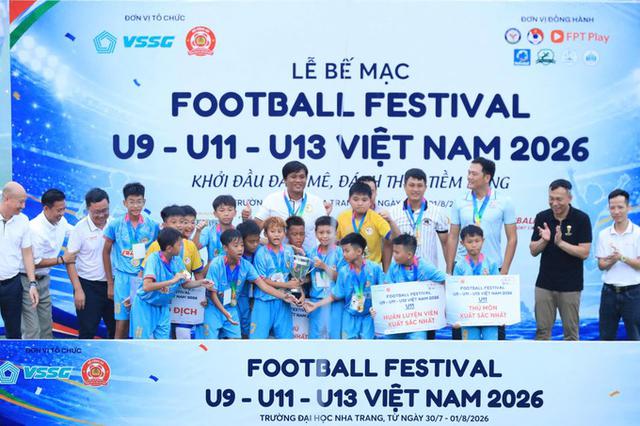 Football Festival Việt Nam 2026 quy tụ gần 1.000 cầu thủ nhí từ ba miền- Ảnh 3.