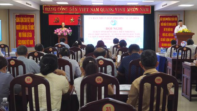 Phường Xuân Hòa: Giải quyết hồ sơ hành chính trước hạn đạt 100% - Ảnh 1.