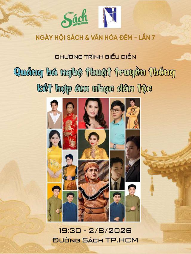 Đêm nghệ thuật cải lương tại Ngày hội sách và Văn hóa đêm - Ảnh 1.