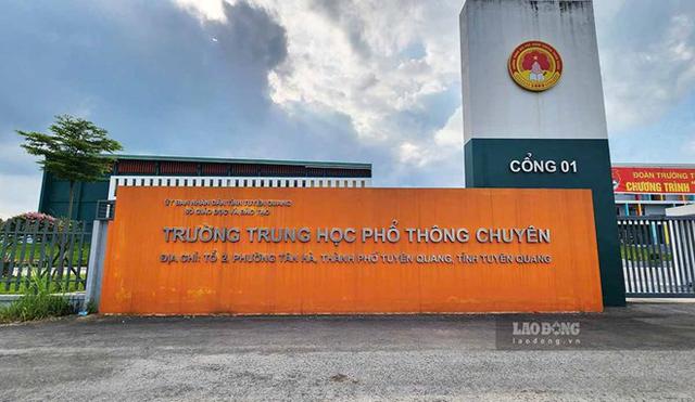 Công bố phương án xử lý với thí sinh điểm thi THPT chuyên Tuyên Quang - Ảnh 1.