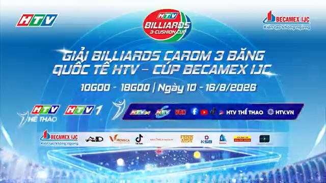 Giải Billiards Carom 3 băng quốc tế HTV - Cúp Becamex IJC 2026: Bứt phá diện mạo mới - Ảnh 1.