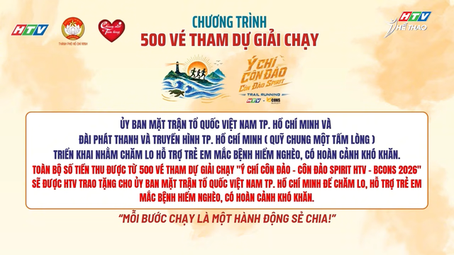 Ý Chí Côn Đảo - Mỗi bước chạy là một hành động sẻ chia - Ảnh 1.