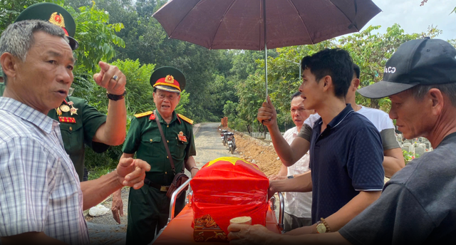 Đưa hài cốt liệt sĩ Chu Văn Tuyết về quê hương sau 57 năm hy sinh - Ảnh 3.