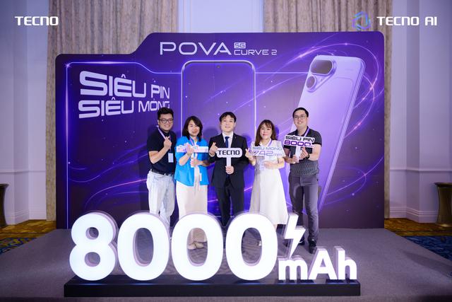 TECNO POVA Curve 2 5G ra mắt tại Việt Nam: Pin 8.000mAh và thiết kế siêu mỏng - Ảnh 2.
