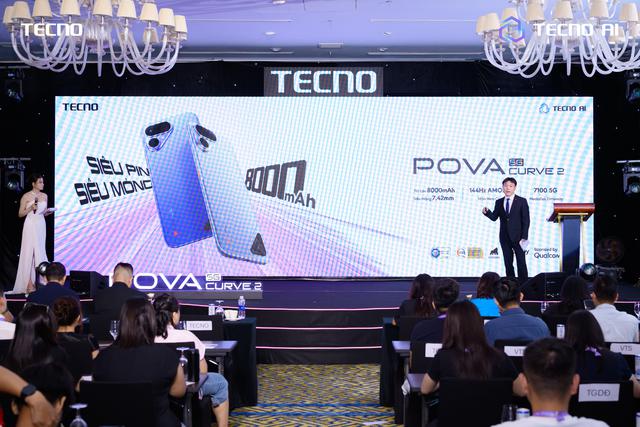 TECNO POVA Curve 2 5G ra mắt tại Việt Nam: Pin 8.000mAh và thiết kế siêu mỏng - Ảnh 3.