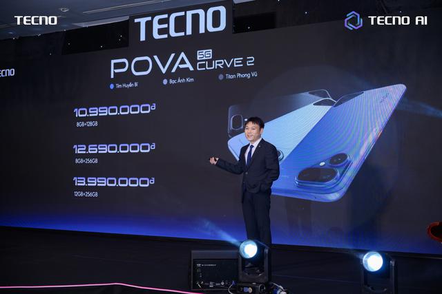 TECNO POVA Curve 2 5G ra mắt tại Việt Nam: Pin 8.000mAh và thiết kế siêu mỏng - Ảnh 5.