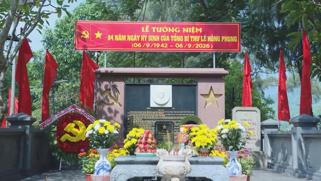 Thời sự trưa HTV ngày 7/9/2026 | Đặc khu Côn Đảo tưởng niệm 84 năm ngày hy sinh của Tổng Bí thư Lê Hồng Phong- Ảnh 1.