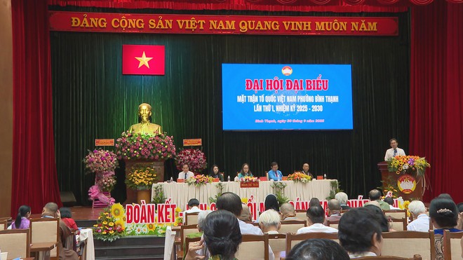 Đại hội MTTQ Việt Nam phường Bình Thạnh lần thứ I, nhiệm kỳ 2025 - 2030 - Ảnh 1.