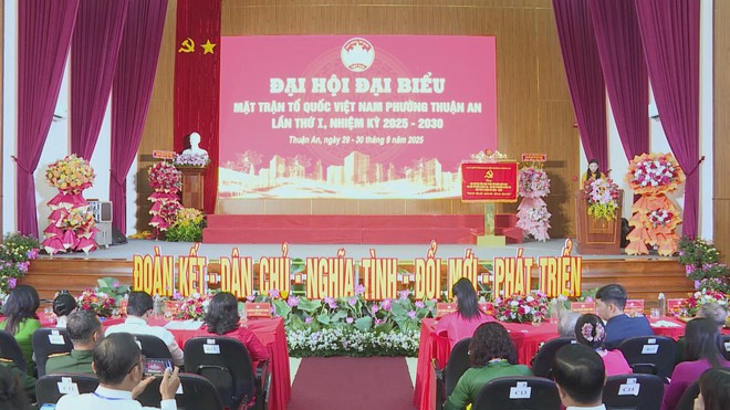 Bế mạc Đại hội đại biểu MTTQ Việt Nam phường Thuận An nhiệm kỳ 2025 - 2030 - Ảnh 2.