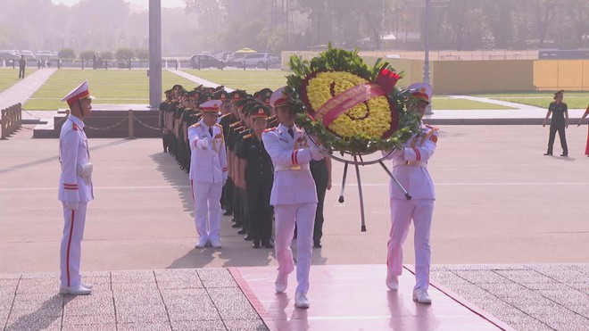 Bộ Tư lệnh Lăng Chủ tịch Hồ Chí Minh kỷ niệm 95 năm Ngày thành lập Hội Liên hiệp Phụ nữ Việt Nam - Ảnh 7.