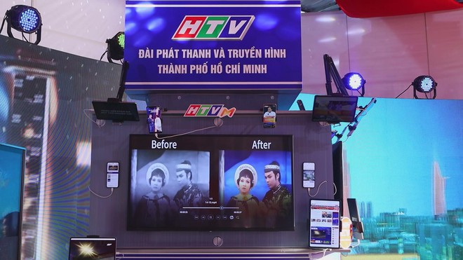 Tổng Bí thư Tô Lâm tham quan không gian triển lãm "Tháp Đa Truyền thông HTV" - Ảnh 2.