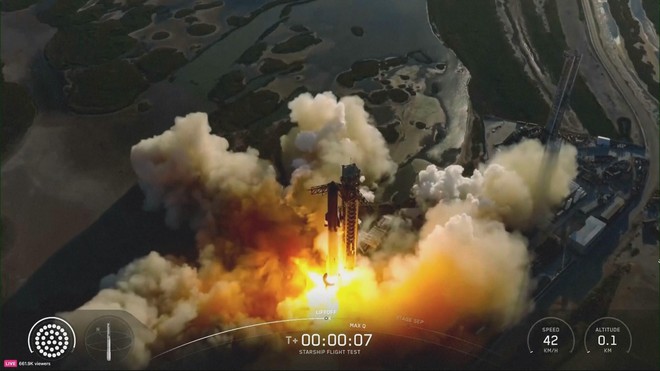 SpaceX thử nghiệm thành công tên lửa Starship - Ảnh 3.