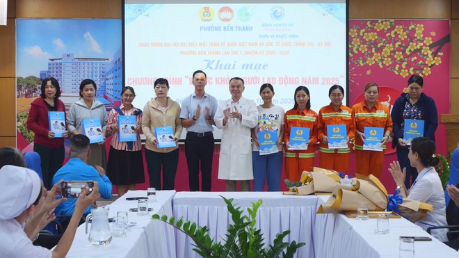 Phường Bến Thành khai mạc chương trình "Vì sức khỏe người lao động" năm 2025 - Ảnh 2.