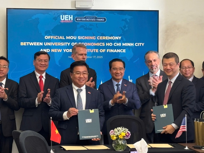 Đại học Kinh tế TP. Hồ Chí Minh và Viện Tài chính New York hợp tác đào tạo nhân lực cho Trung tâm Tài chính Quốc tế - Ảnh 2.