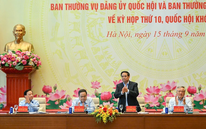 Khai mạc Kỳ họp thứ 10, Quốc hội khóa XV; đồng thời, thực hiện việc tổng kết nhiệm kỳ khóa XV - Ảnh 10.