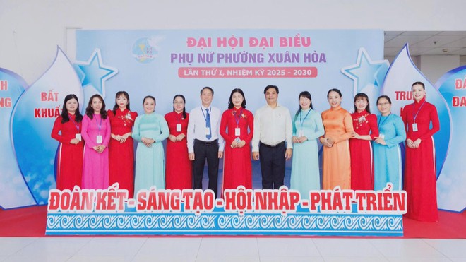 Đại hội các đoàn thể phường Xuân Hòa: Phát huy đoàn kết, đồng thuận xã hội - Ảnh 3.