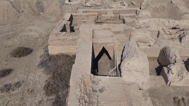 Biến đổi khí hậu đe dọa di tích Iraq - Ảnh 1.