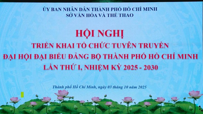 TP. Hồ Chí Minh tổ chức tập huấn tuyên truyền Đại hội Đảng bộ thành phố 2025 - 2030 - Ảnh 1.