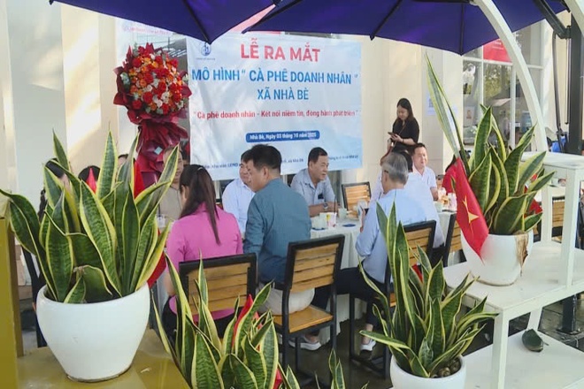 "Cà phê sáng" để thấu hiểu, đồng hành giữa chính quyền và doanh nghiệp xã Nhà Bè - Ảnh 1.
