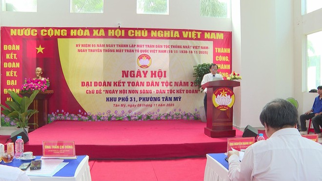 Phường Tân Mỹ (TP. Hồ Chí Minh): Phát động phong trào "Tân Mỹ muôn sắc hoa" tại Ngày hội Đại đoàn kết - Ảnh 1.