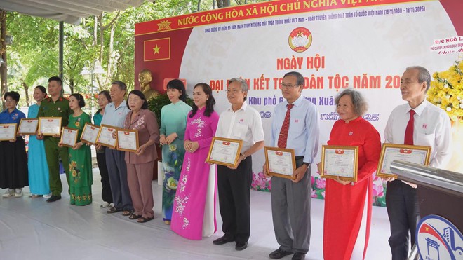 Ngày hội Đại đoàn kết toàn dân tộc phường Xuân Hòa năm 2025 - Ảnh 3.