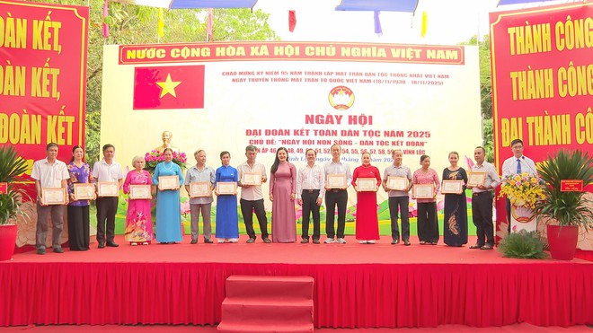 Xã Vĩnh Lộc: Sôi nổi Ngày hội Đại đoàn kết toàn dân tộc năm 2025 - Ảnh 2.