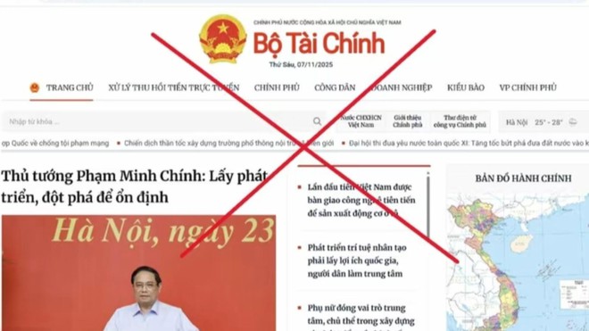 60 Giây ngày 11/11/2025 I Cảnh báo giả mạo Cổng thông tin điện tử Bộ Tài chính - Ảnh 7.