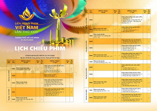 Khai mạc Tuần phim chào mừng Liên hoan phim Việt Nam lần thứ 24- Ảnh 11. Khai mạc Tuần phim chào mừng Liên hoan phim Việt Nam lần thứ 24- Ảnh 11.