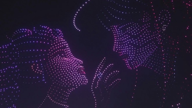 Seoul rực sáng với 2.000 drone K-Pop Demon Hunters - Ảnh 3.