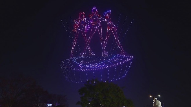 Seoul rực sáng với 2.000 drone K-Pop Demon Hunters - Ảnh 4.