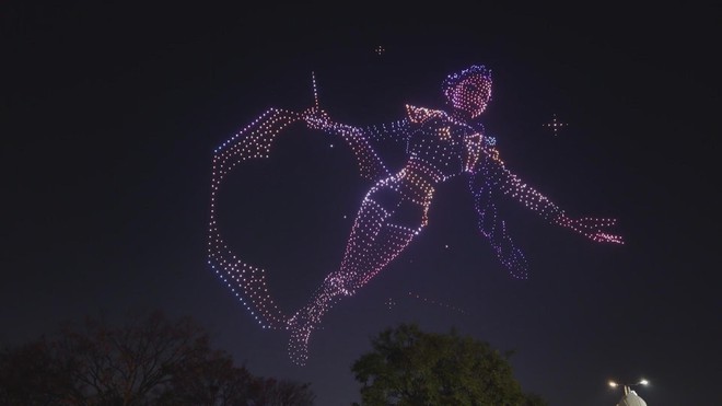 Seoul rực sáng với 2.000 drone K-Pop Demon Hunters - Ảnh 2.