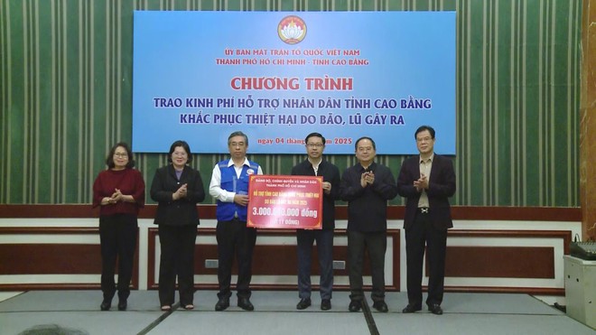 TP. Hồ Chí Minh hỗ trợ các tỉnh miền Bắc khắc phục thiên tai - Ảnh 2.