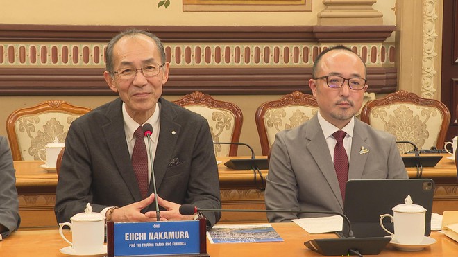 Phó Chủ tịch Ủy ban Nhân dân TP. Hồ Chí Minh Nguyễn Mạnh Cường tiếp Đoàn Đại biểu TP. Fukuoka, Nhật Bản - Ảnh 3.