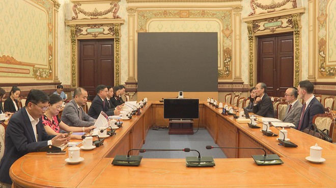 Phó Chủ tịch Ủy ban Nhân dân TP. Hồ Chí Minh Nguyễn Mạnh Cường tiếp Đoàn Đại biểu TP. Fukuoka, Nhật Bản - Ảnh 4.