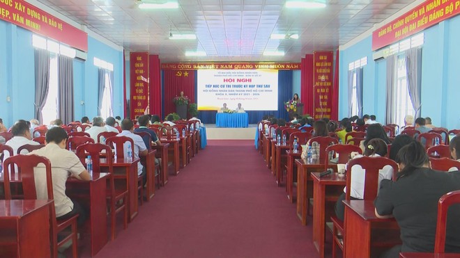 Đại biểu HĐND TP. Hồ Chí Minh tiếp xúc cử tri phường Thuận Giao - Ảnh 1.