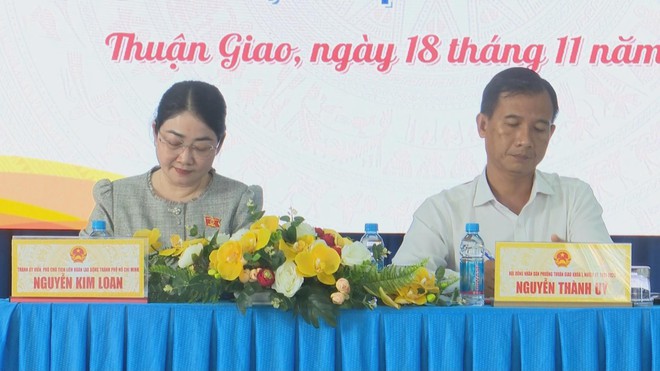 Đại biểu HĐND TP. Hồ Chí Minh tiếp xúc cử tri phường Thuận Giao - Ảnh 3.