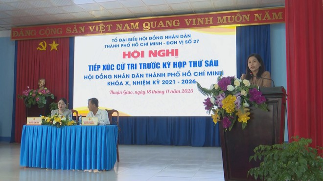 Đại biểu HĐND TP. Hồ Chí Minh tiếp xúc cử tri phường Thuận Giao - Ảnh 5.
