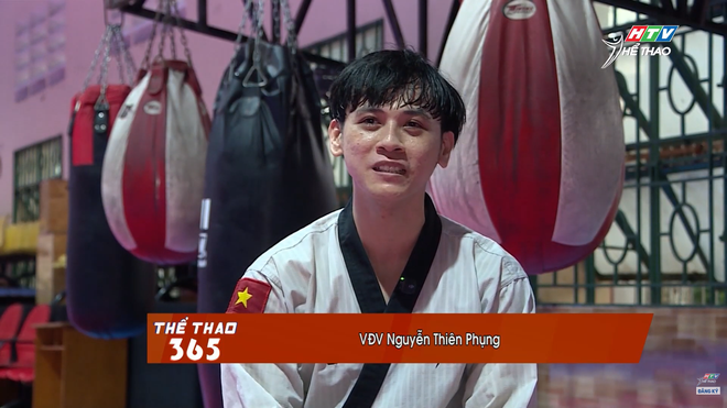Võ sĩ Taekwondo Nguyễn Thiên Phụng hướng đến SEA Games 33 - Ảnh 1.