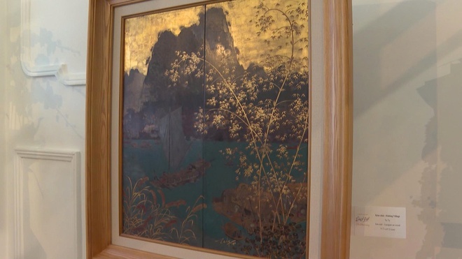 Triển lãm "Âm sắc vàng son": Vẻ đẹp lộng lẫy của sơn mài truyền thống giữa lòng thành phố- Ảnh 3.