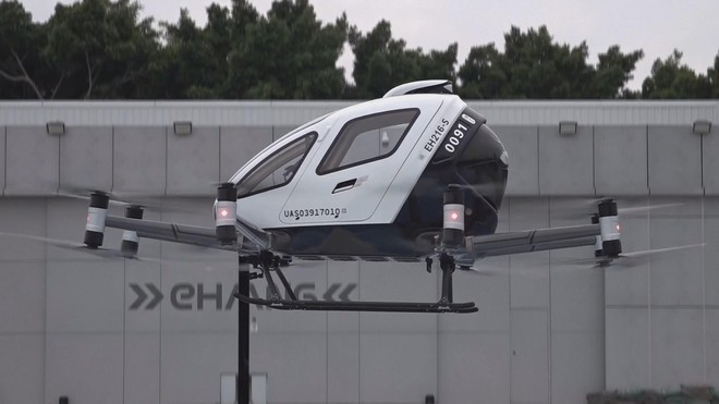 Trung Quốc: Thử nghiệm máy bay điện cho dịch vụ giao hàng và taxi bay - Ảnh 1.