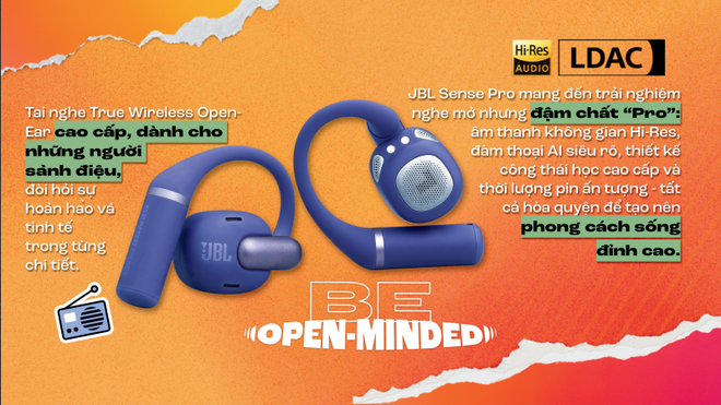 JBL ra mắt bộ ba tai nghe mở tại Việt Nam: Khi âm thanh hòa cùng phong cách sống hiện đại - Ảnh 3.