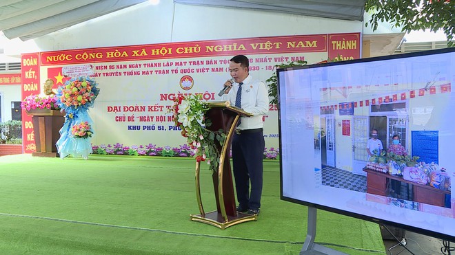 Ngày hội Đại đoàn kết toàn dân tộc phường Trung Mỹ Tây- Ảnh 2.