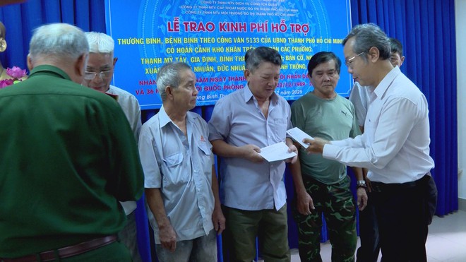 Hỗ trợ 22 thương, bệnh binh tại TP. Hồ Chí Minh: Nghĩa tình “Uống nước nhớ nguồn” được lan tỏa - Ảnh 6.