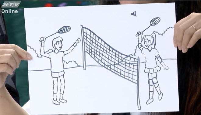 Góc nhỏ kỳ diệu: Học vẽ môn cầu lông - Ảnh 2.