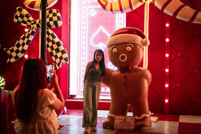 TP. Hồ Chí Minh “lên đèn”, người dân háo hức “lên đồ” đón Giáng sinh - Ảnh 8.